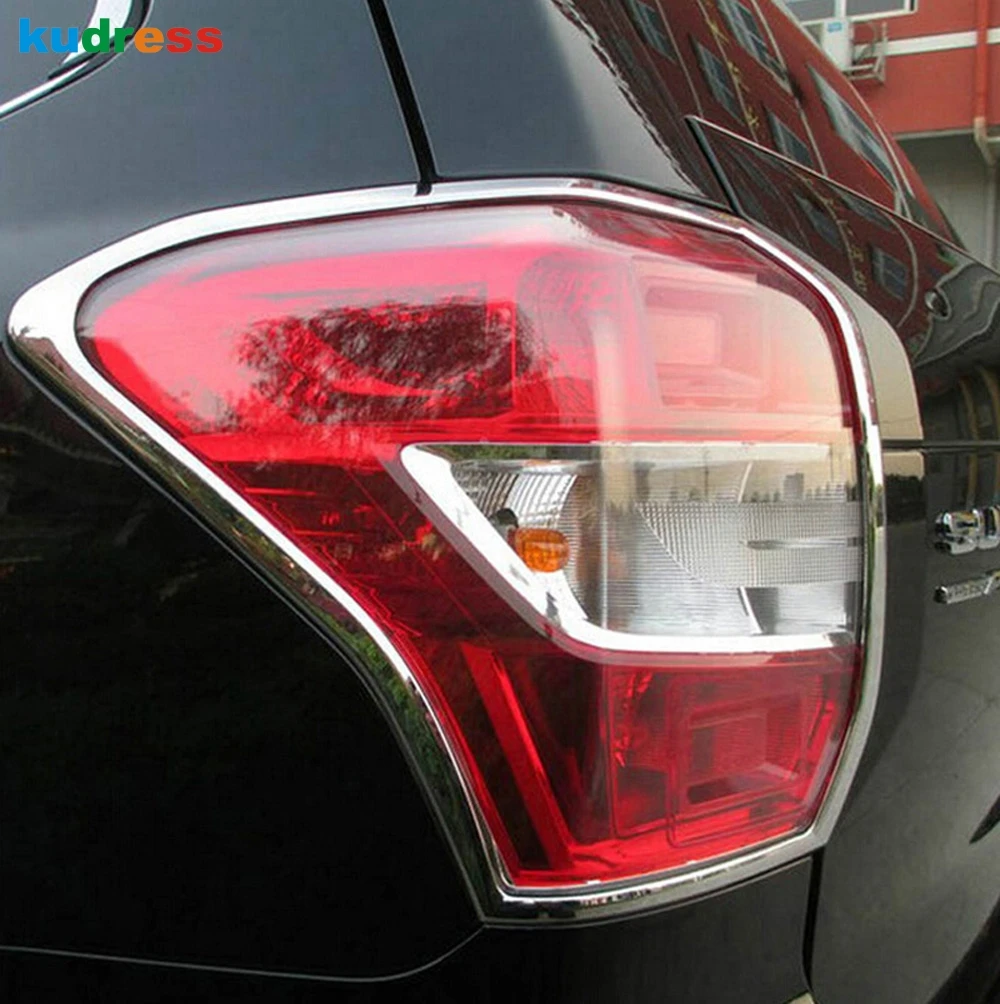 Для Subaru Forester 2013 2014 ABS хромированный задний светильник абажур для лампы с
