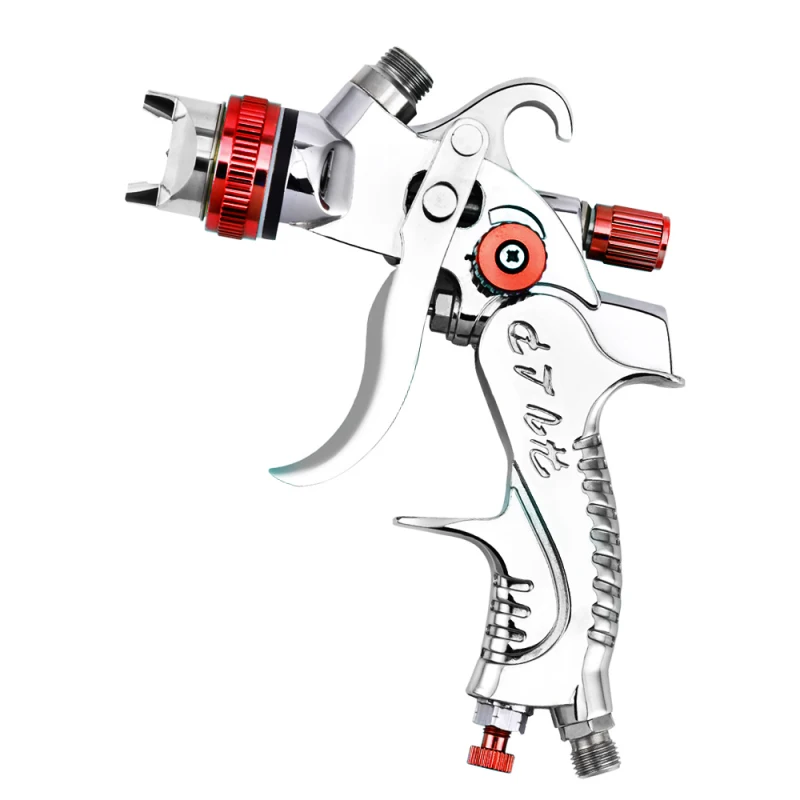 

HVLP Gravity Feed Air Spray Gun with 3 Nozzles 1.4/1.7/2mm Nozzle Size 600cc HVLP Air Spray Gun Professional Kits for Car Primer