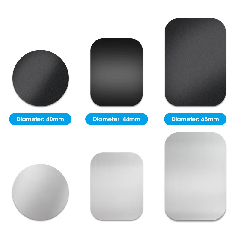 

5pcs/4pcs/3pcs Metal Plate Disk For Magnet Car Phone Holder iron Sheet Sticker For Magnetic Mobile Phone Holder Car Stand Mount
