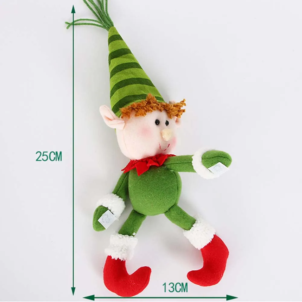 Модная Кукла эльф с изображением снеговика Санта Клауса рождественское домашнее