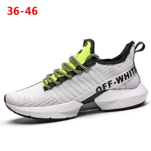 2019 Мужская Спортивная дышащая обувь дезодорант беговая Обувь уличная Нескользящая износостойкая повседневная мужская обувь большого размера для тенниса