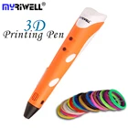 Волшебная 3d-ручка Myriwell, ручка для рисования и 3d-печати с ABS-наполнителем, креативная игрушка, подарок для детей, дизайн для подарка на день рождения