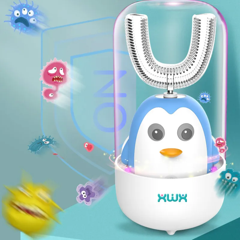 

Детская электрическая зубная щетка с героями мультфильмов