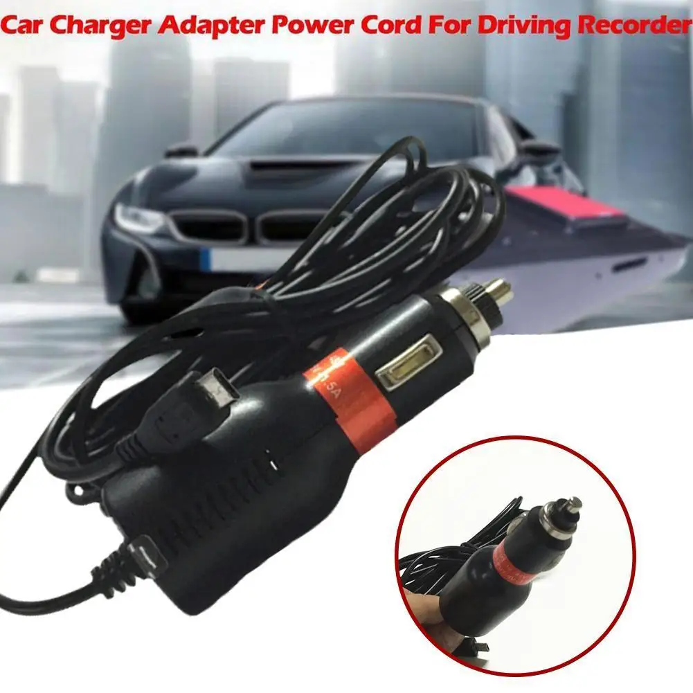 

12V-48V Universal Micro USB Car Charger Power Cord Suitable For Driving Recorder Mobile Phone Tablet 3.5 M