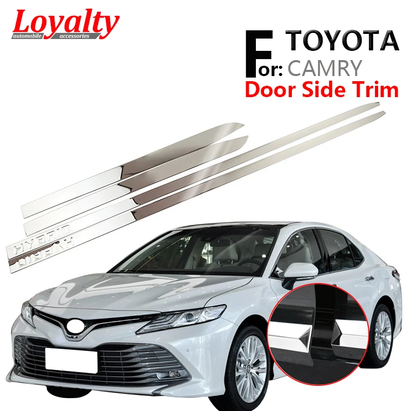 Чехол для бокового формования двери Toyata Camry 8th 2018 2019 Аксессуары автомобилей из