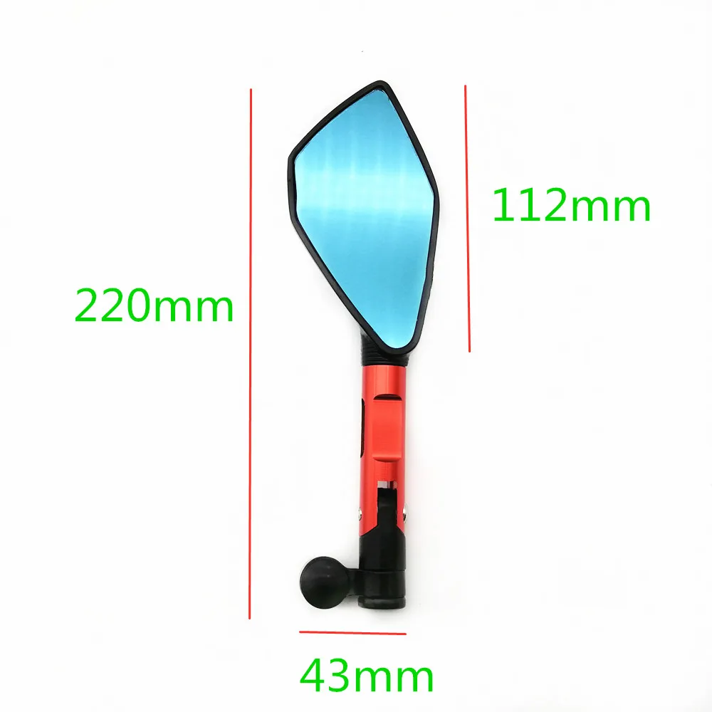 Зеркало заднего вида мотоциклетное универсальное с ЧПУ подходит для YAMAHA ys 150 tmax 530