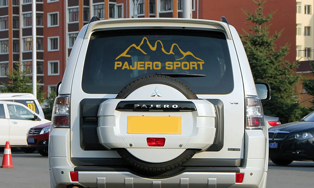 Автомобильные наклейки для Mitsubishi pajero sport Styling Виниловая пленка Авто наклейки своими руками Автомобильные украшения автомобильные принадлежности для тюнинга