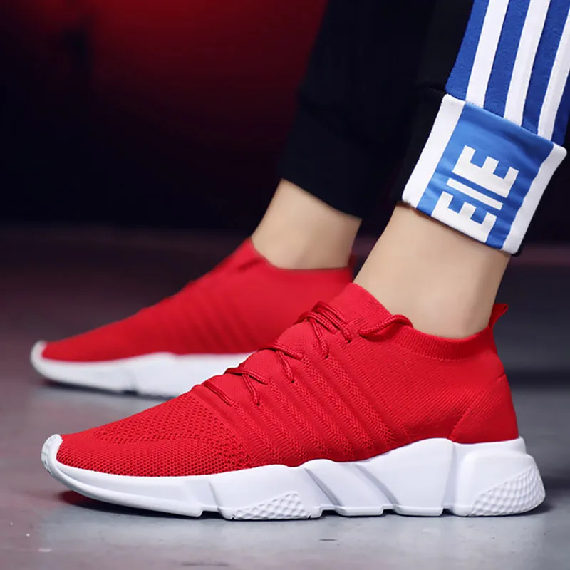 Мужские кроссовки Мужская Спортивная обувь Сетчатый светильник Обувь для бега