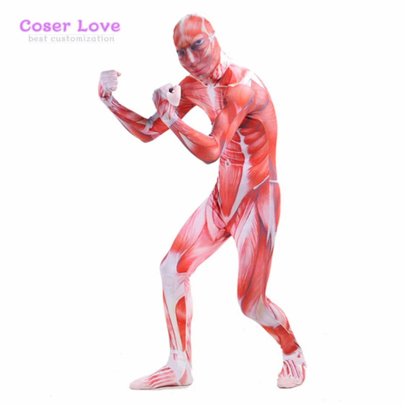Атака Титанов спандекс зентай костюм косплей для хеллоуина карнавала Рождества |