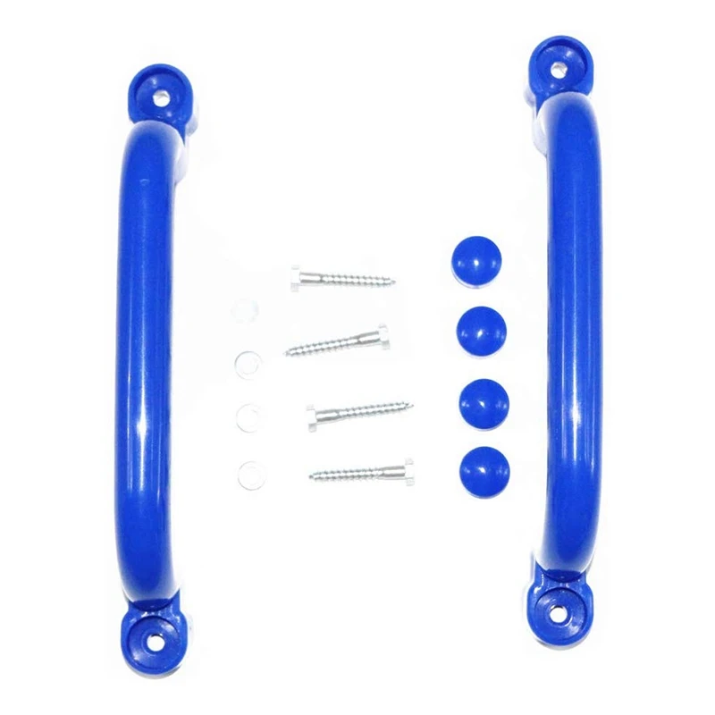 2 шт. синие ручки с ручкой твердые безопасные игрушечные набор для скалолазания