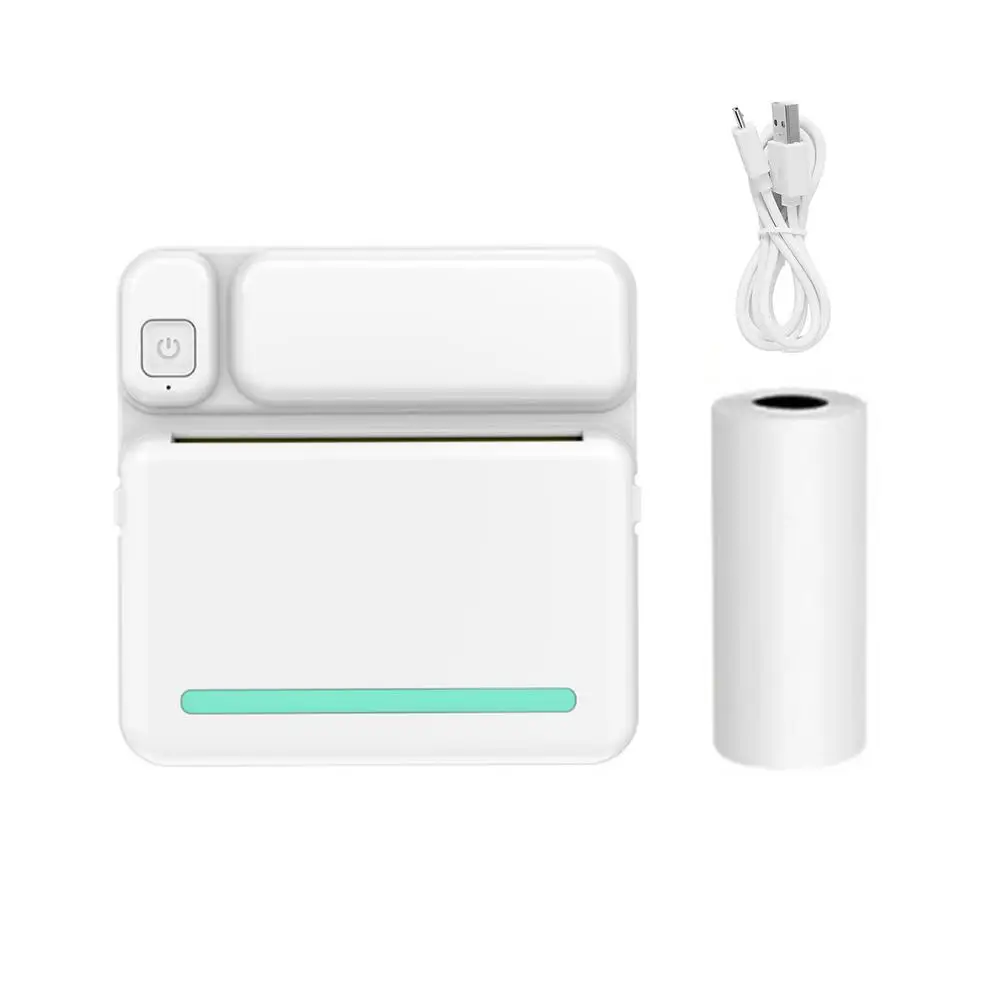 

Mini Portable Printer Thermal Wireless Mobile Blue Tooth Printer Useful Kit For Office Worker Students Learning Assistance Study