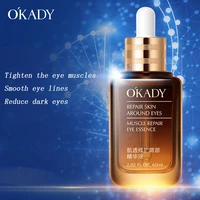 okady polypeptide eye care serum tighten eye area reduce wrinkles eye cream essence repair eye bags eye makeup primer cosmetic