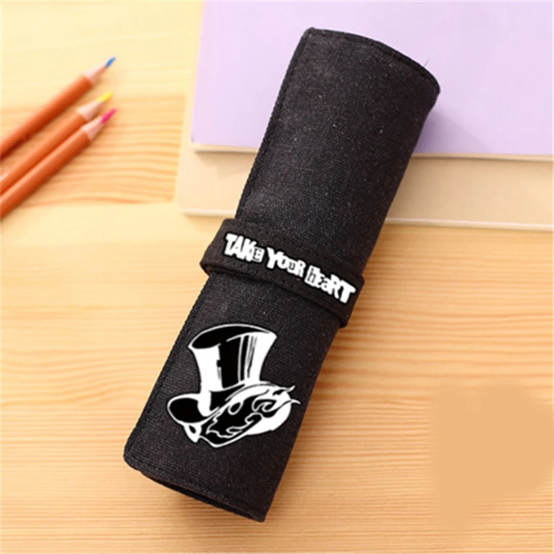1 шт. Аниме игра Persona 5 Студенческая сумка для ручек чехол карандашей канцелярская