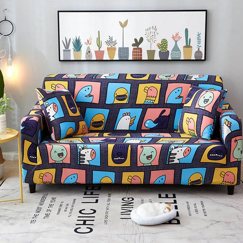 

LuanQI Stretch Slipcover Elastic Stretch Sofa Cover for Living Room Couch Cover L Shape Corner Armchair Cover 1/2/3/4 Seater