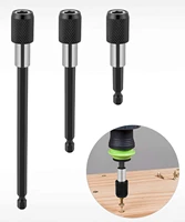 14 drill bit extension hex magnetic ring screwdriver bit holder 60100150mm quick release bar socket screwdriver bit extender