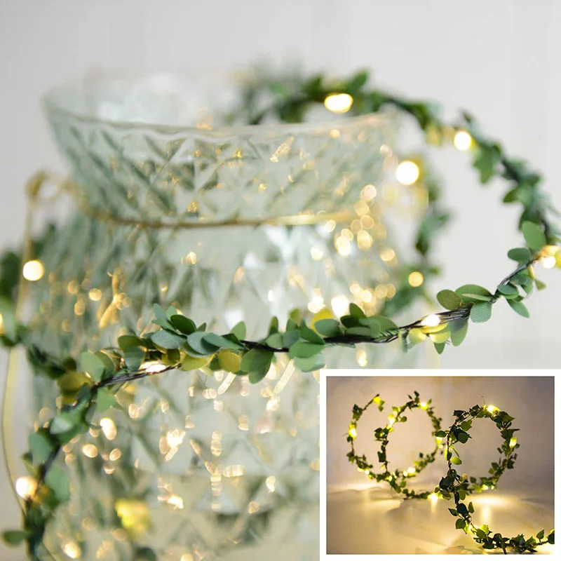 3/5/10/м светодиодная гирлянда для домашнего декора праздничная медная проволочная