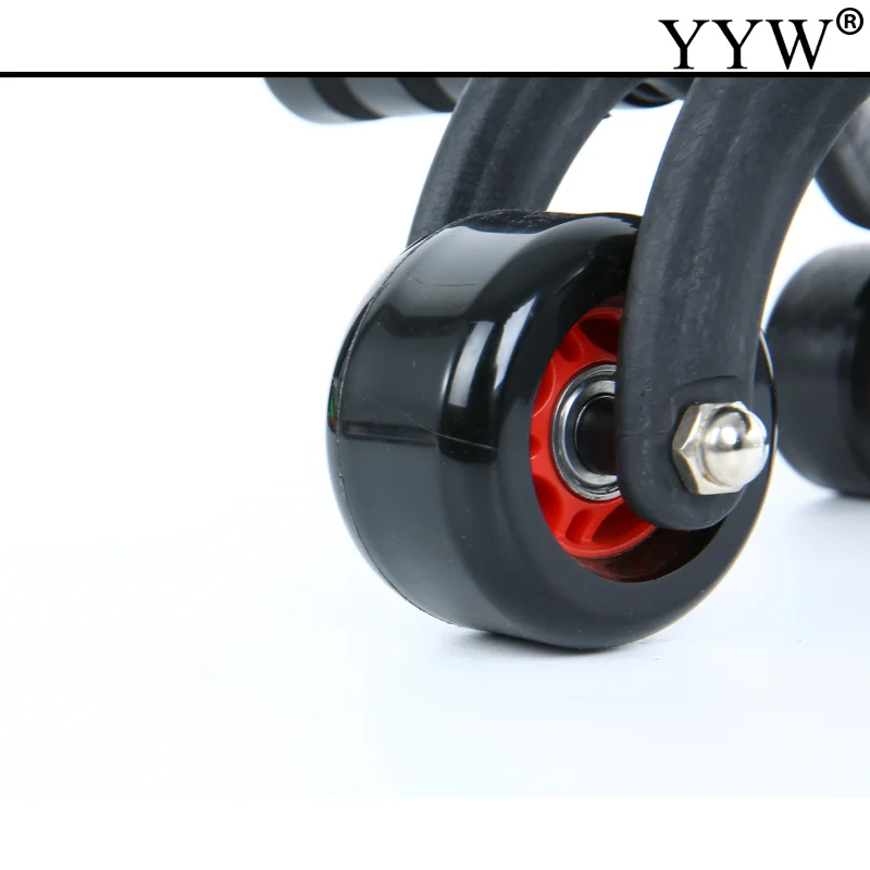 

4 Rolls Ab Roller Abdominal Muscle Trainer Home Training Device Gymnastics Waist Belly Muscle Multifunction Exerciser Equipment