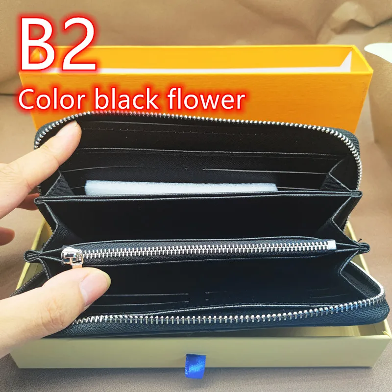 

New fashion printed wallets, plaid wallets, luxury men's wallets, ladies' wallets. Free gift box Q2