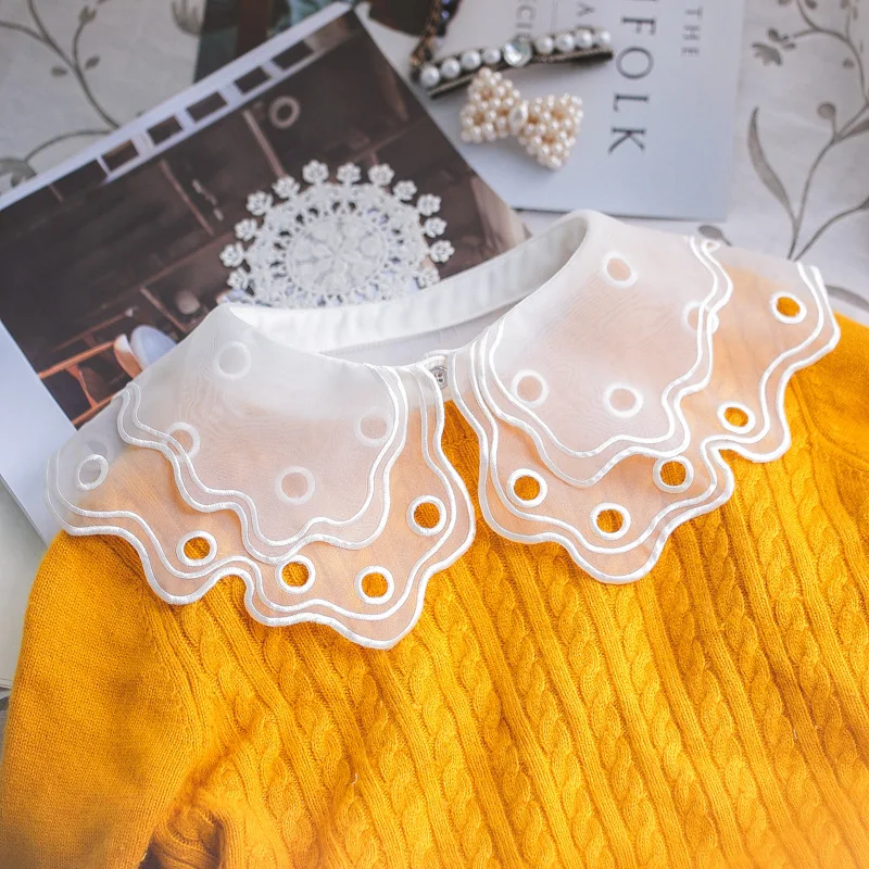 

Women's shirts fake collars shirts fake collars wholesale Korean autumn and winter new blouses fake collars