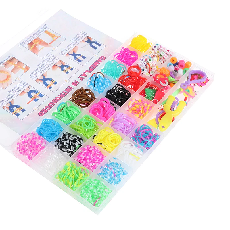 Набор эластичных резиновых ткацких лент набор сделай сам для плетения машинки