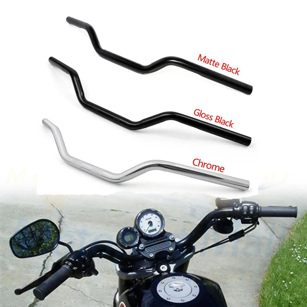 Мотоцикл железная ручка бар 1 &quot25 мм трекер руль дрэг для Harley Sportster XL883 1200 на заказ