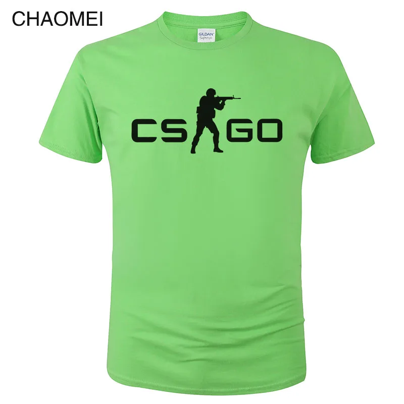 5 Игра CS GO Футболка мужская летняя футболка csgo высокое качество мужские футболки, брендовая одежда хип хоп топы Homme футболка C105 - Цвет: 5