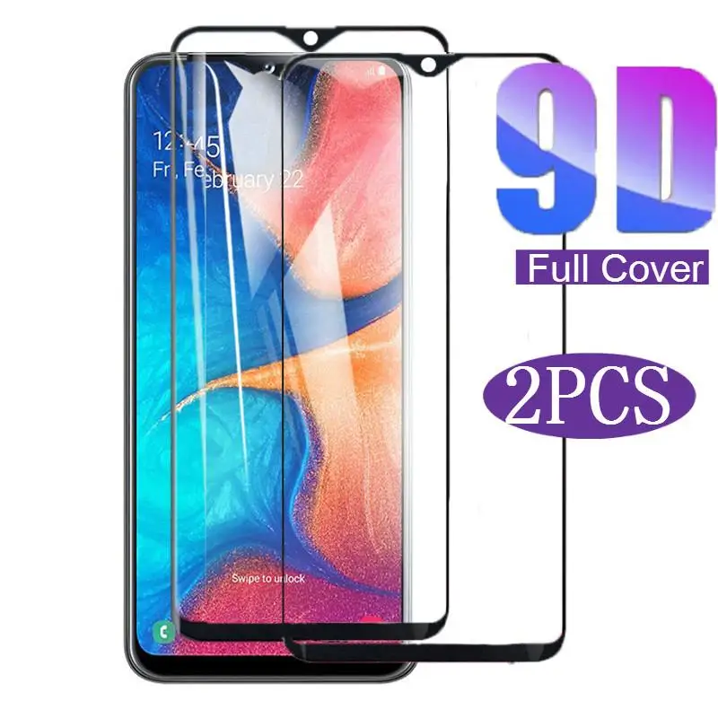 2 шт. полное покрытие закаленное Стекло для samsung Galaxy A90 5G A70 A60 A50 A40 A30 A20 A10S A50S M30S M20 A7 A8 A9 9D Экран протектор