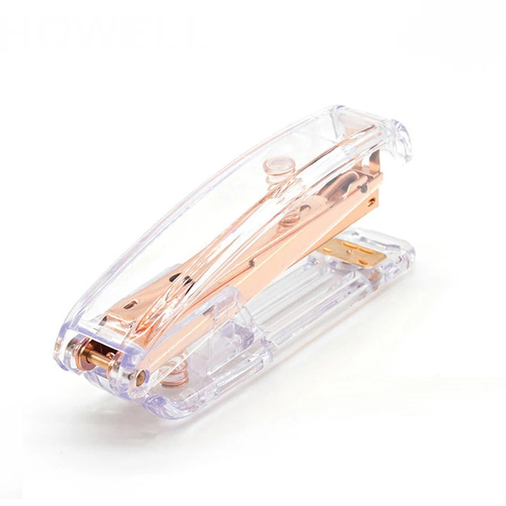 Розовое золото 24/6 26/6 степлер металлической ручные степлеры офисные