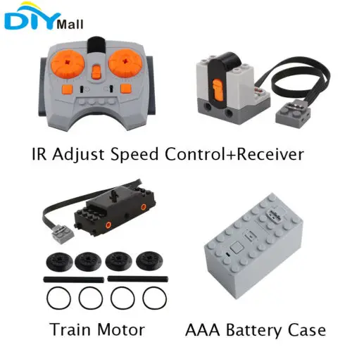 Технический силовой приемник с рельсовым двигателем ИК приемником батарейный