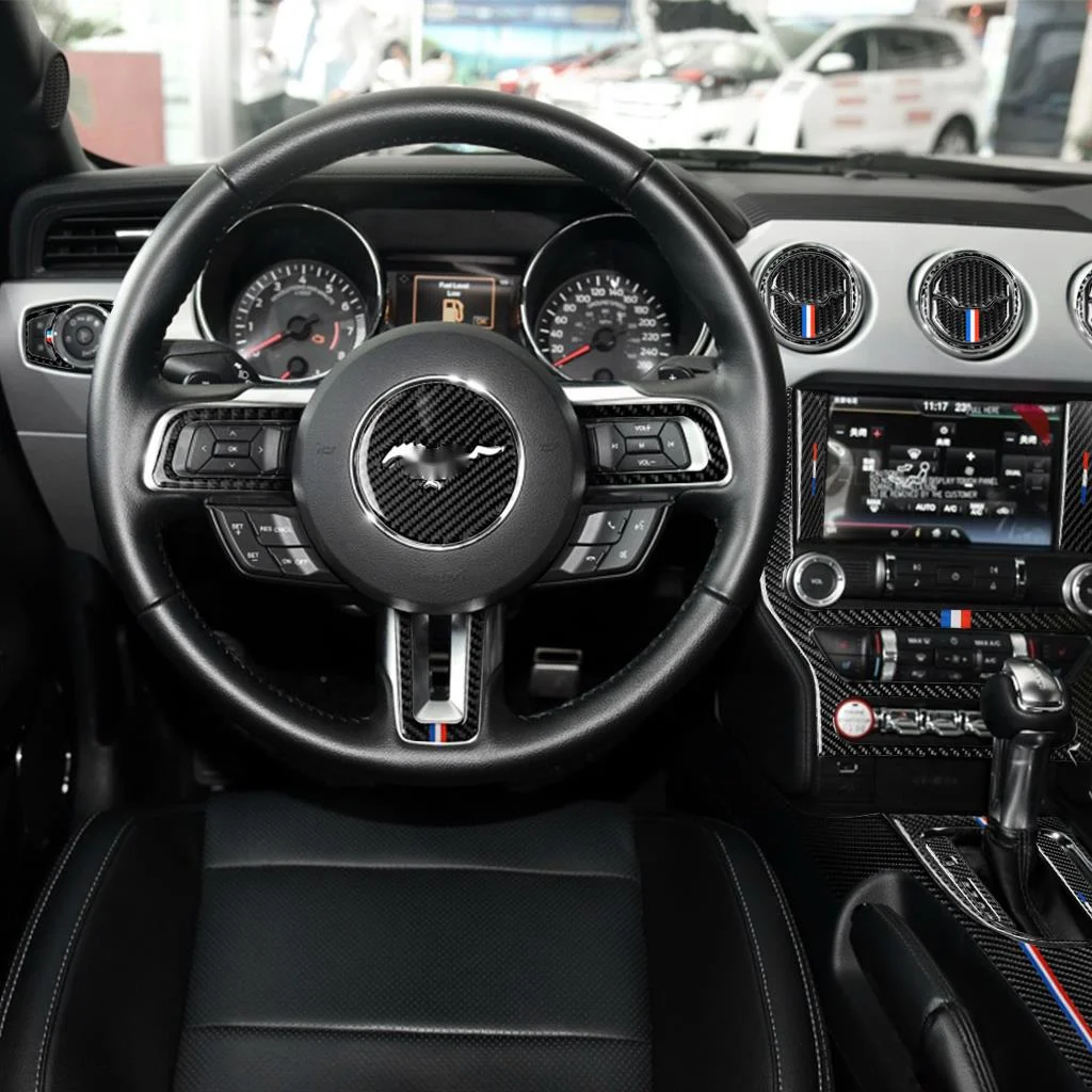 

Подходит для Mustang, комплект из 17 предметов из углеродного волокна (2015-2017) Mustang