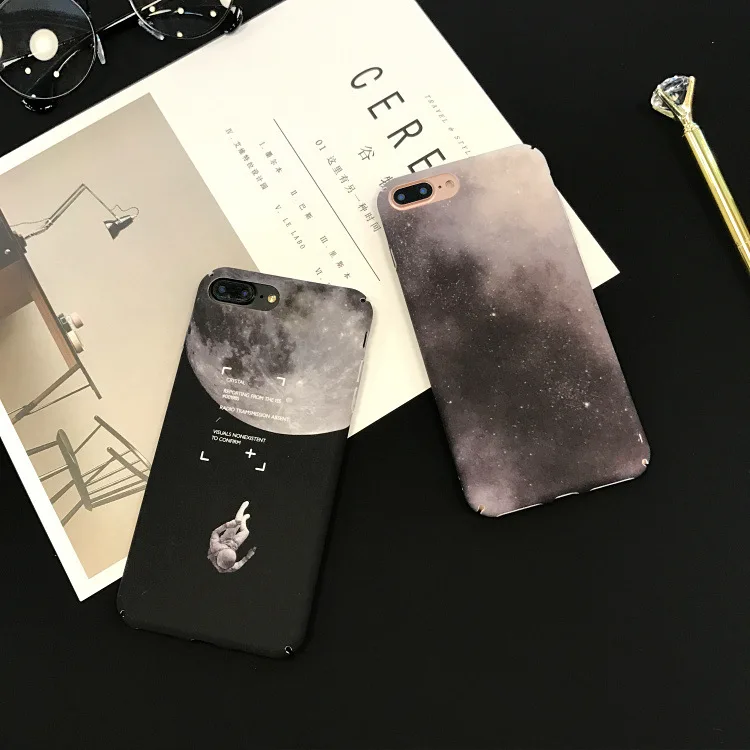 Модный чехол для телефона с изображением Луны космонавта звездного неба iPhone 11 Pro