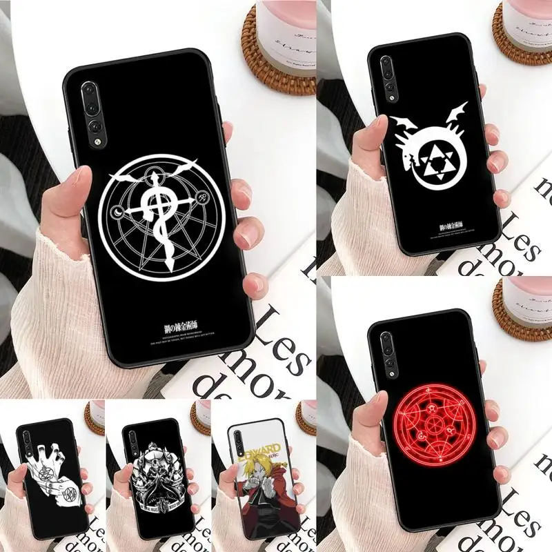 

Yinuoda Fullmetal Alchemist Phone Case For Huawei P9 P30 P10 P20 lite Plus Pro P40lite Psmart Silicone Capa