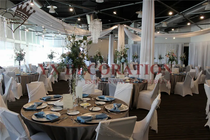 3 м ширина шелк льда драпировка для потолка крыша ткань навеса украшение