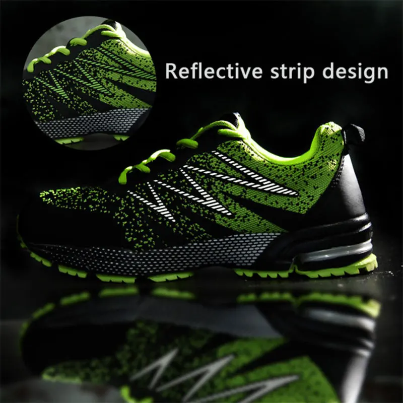 Мужские защитные кроссовки SUADEX Рабочая обувь со стальным носком удобные дышащие