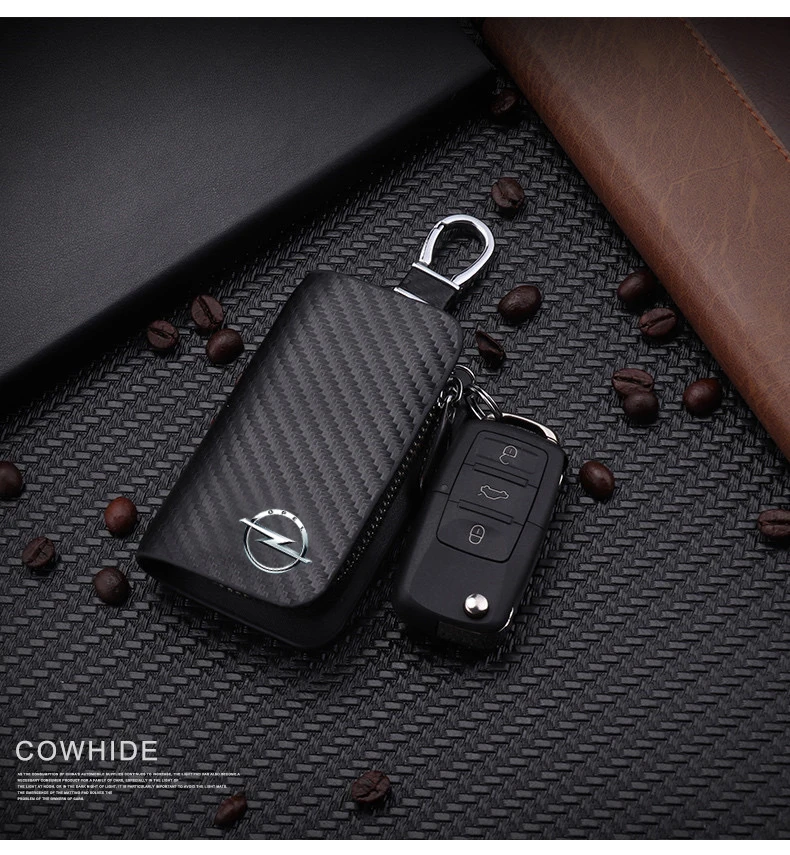 

Leather Car Key Case Cover For Mercedes Benz W203 W210 W211 W124 W202 W204 W212 CLA GLC AMG Key Bag Holder Chain