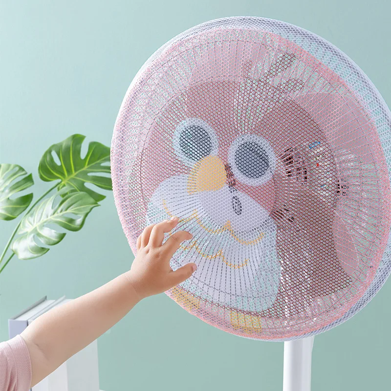 Мультяшный защитный чехол для вентилятора от детей посылка K|Сумки вещей| |