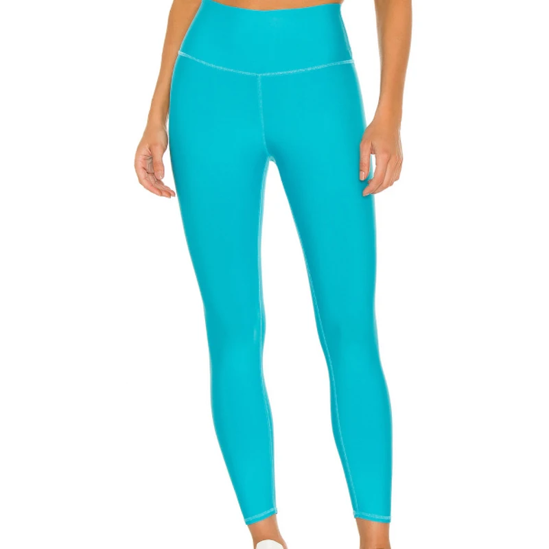 

2021 New Seamless Yoga Pant High Elastic Sports Fitness Legging Women High Waist Gym Scrunch Butt Running Training Tight