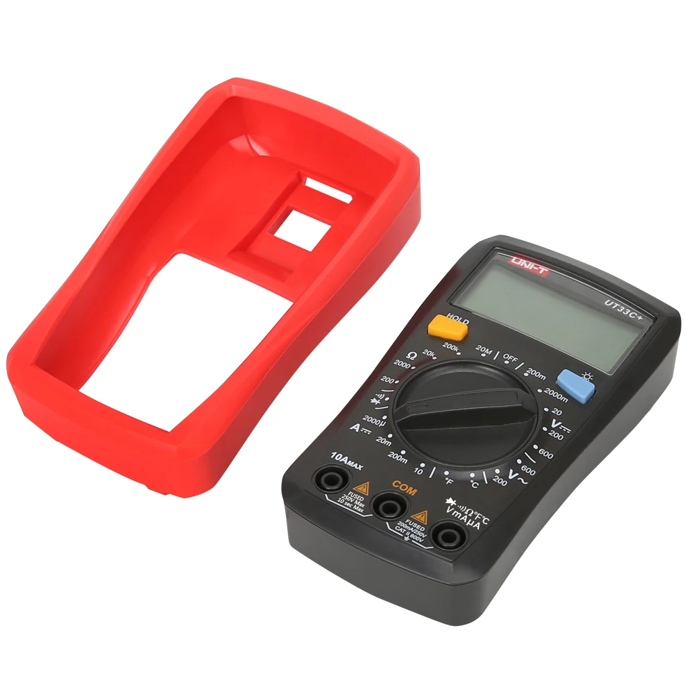 

UNI-T UT33C+ Digital Multimeter Palm Size Handheld Tester AC DC Voltmeter Ammeter Resistance Capatitance Meter