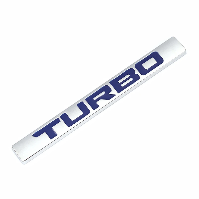 Металлическая автомобильная 3d наклейка с логотипом Turbo эмблема значок наклейки