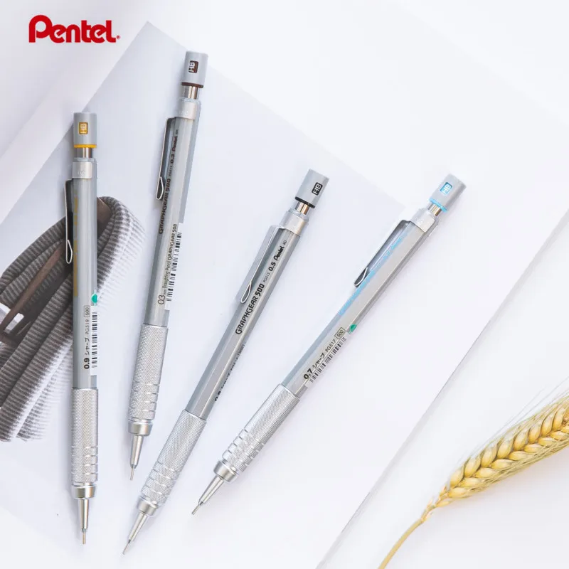 Автоматический карандаш для рисования Pentel 0 3/0 5/0 7/0 9 мм низкий центр тяжести PG513
