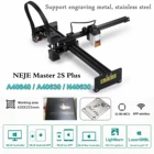 NEJE Master 2s Plus A40640A40630N40630 ЧПУ лазерный гравер машина для резки древесины из нержавеющей стали гравировальный принтер Lightburn