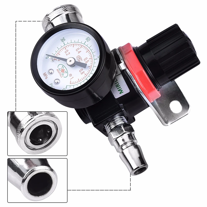 G1/4 ''Пневматический фильтр фреза регулятор компрессора Мини контроль