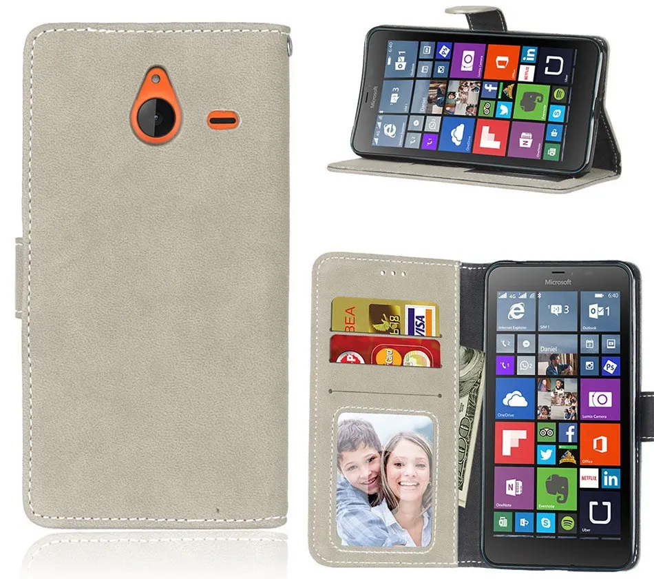 Чехол-книжка с подставкой матовый чехол для microsoft Nokia Lumia N 435 520 535 550 625 630 640 XL 650 830 930 850 950 950XL N2 N7 8 Coque