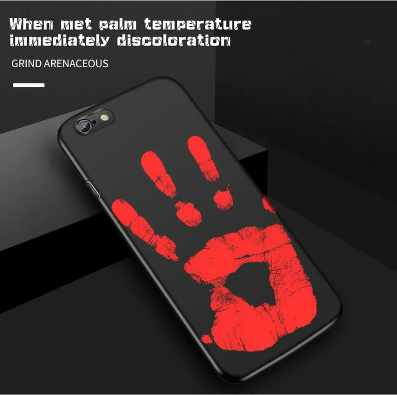 Модный креативный термосенсор термоиндукционный чехол для телефона iphone 7 7plus xs mas