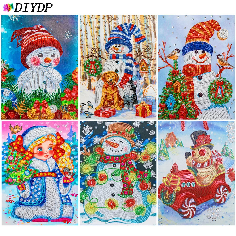 

DIYDP 5D DIY фотообои особой формы с вышивкой крестиком Новогодний подарок