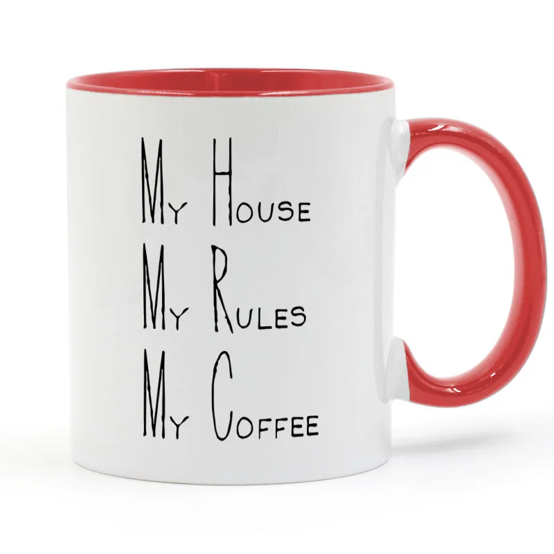 Кофейная кружка My House Rules Coffee Mug 11 унций|Кружки| |