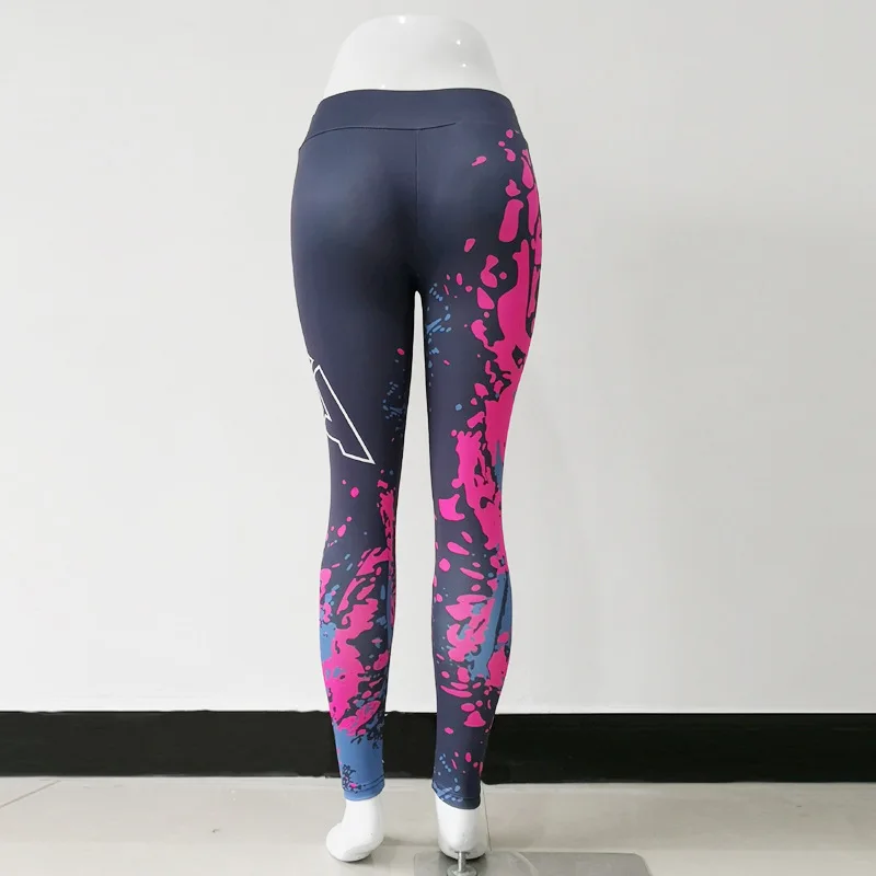 Леггинсы для спортзала с принтом Безшовные леггинсы эффектом омбре спортивные