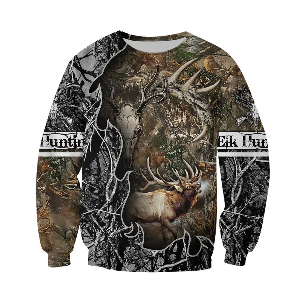 Liumaohua Camo AMO охотничьи Животные Олень искусство 3D толстовки с капюшоном Мужские и
