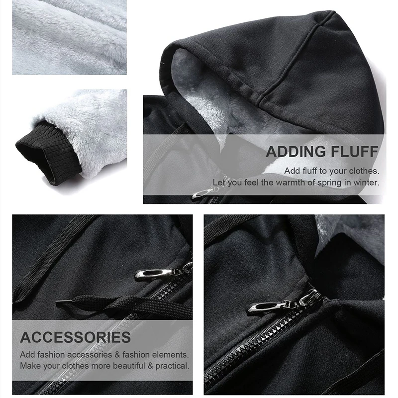 Толстовки из плотного флиса мужские толстовки 2019 зимние теплые куртки парки