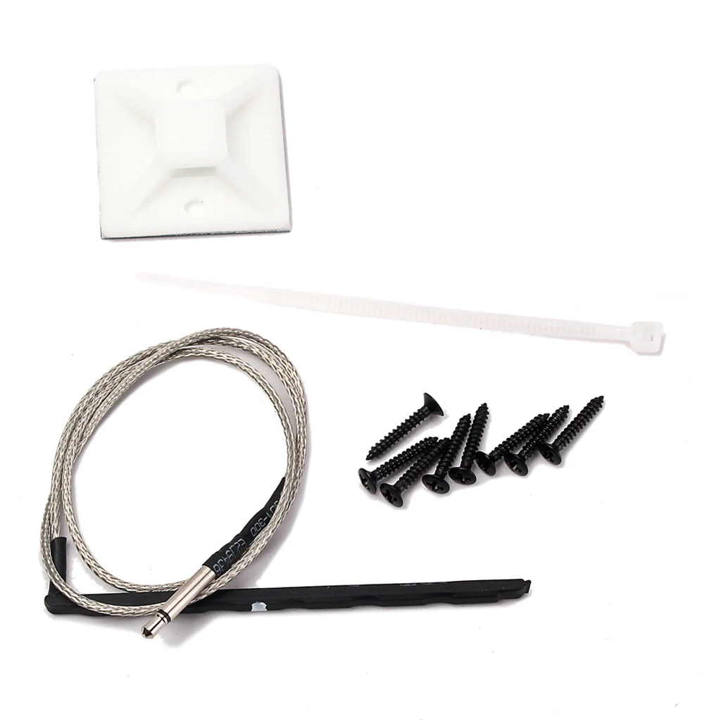 

Practical Palstic Acoustic Folk Guitar EQ Chromatic Tuner Pickup DIY Black